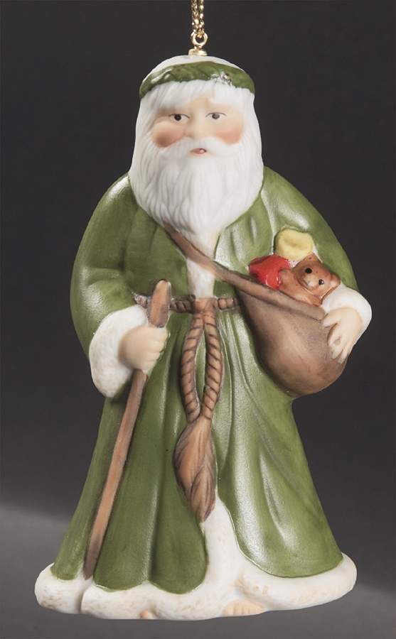 Faces of Christmas Around the World Father Christmas-England - No Box by Franklin Mint-1