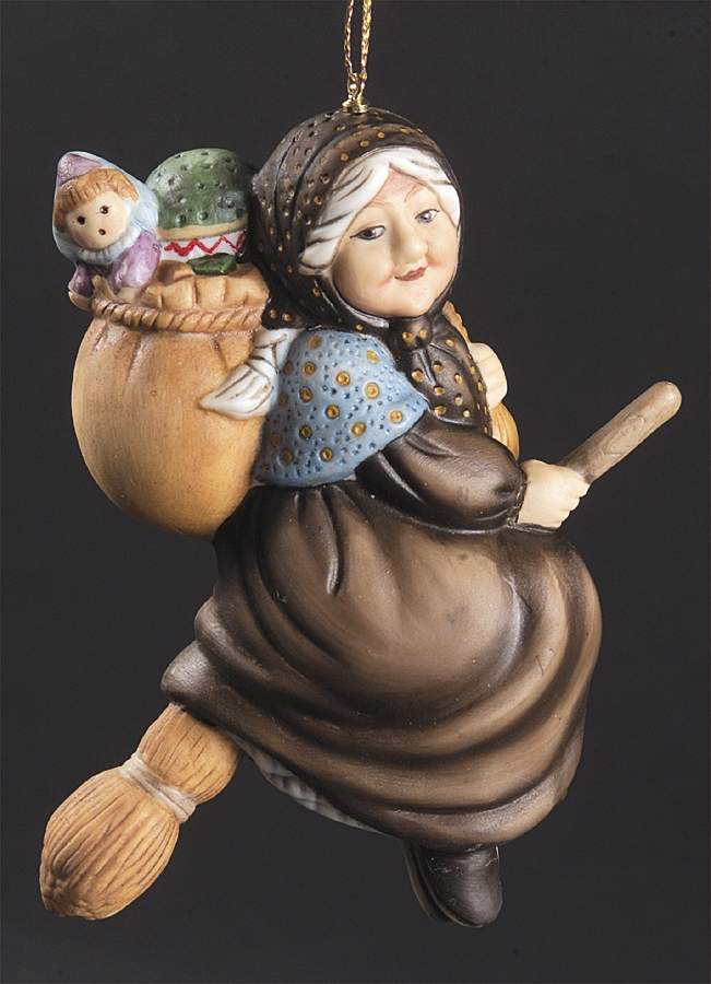 Faces of Christmas Around the World Le Befana-Italy - No Box by Franklin Mint-1