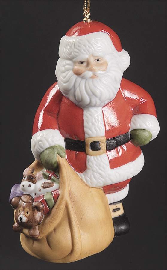 Faces of Christmas Around the World Santa Claus-Usa - No Box by Franklin Mint-1