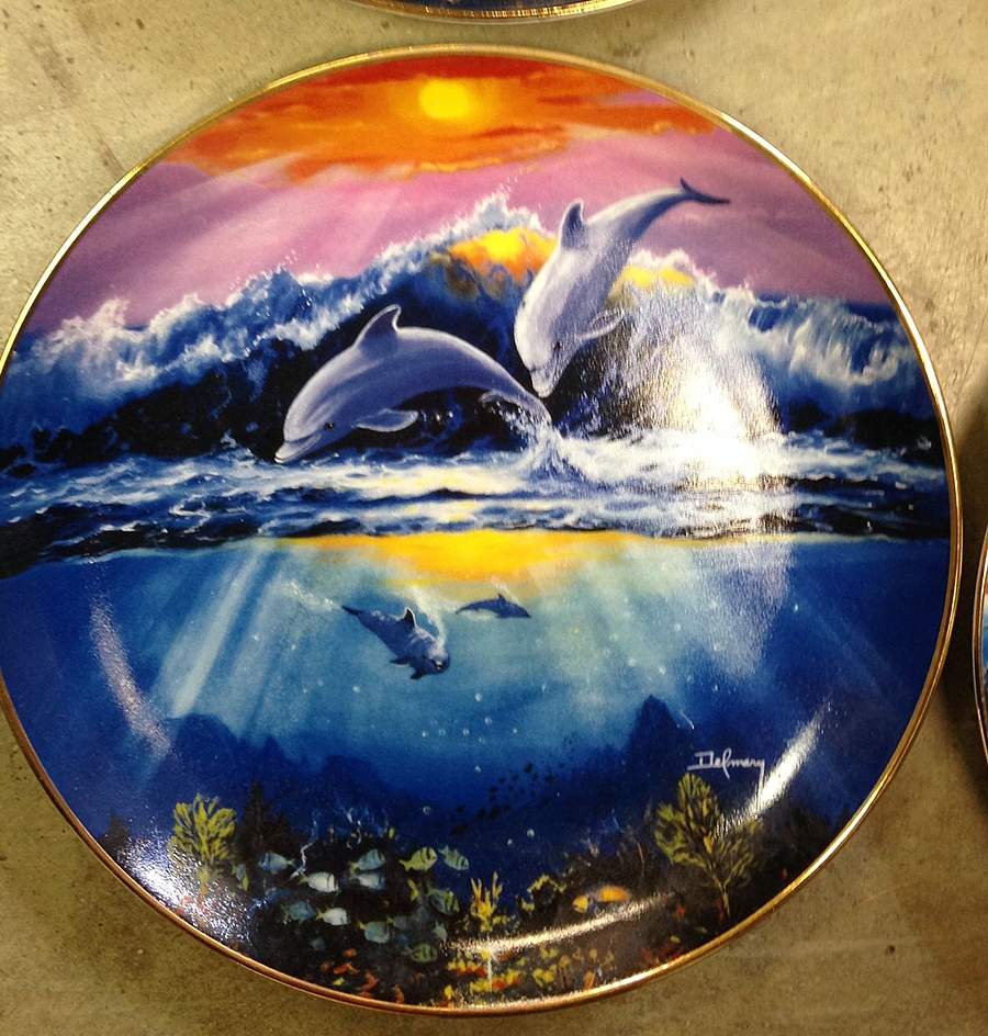 Dolphin Series Ballet Of The Dolphin - No Box by Franklin Mint-1