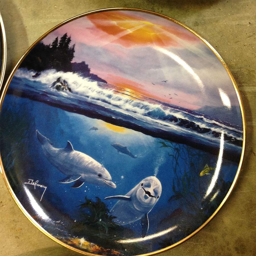 Dolphin Series World Of The Dolphin - No Box by Franklin Mint-1