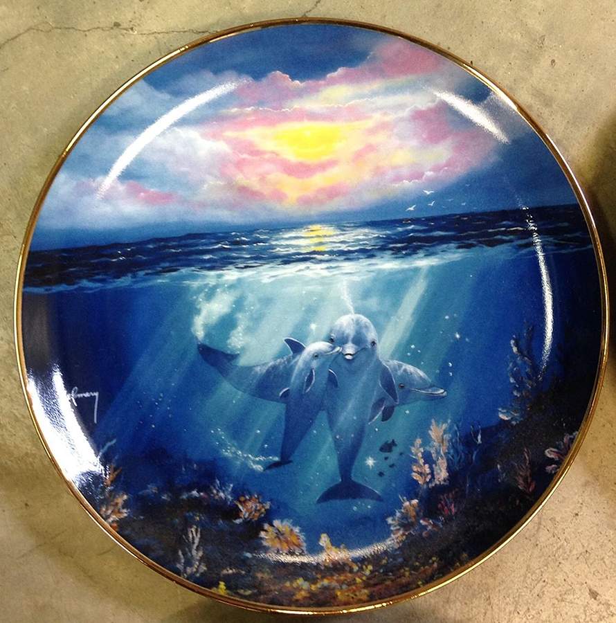 Dolphin Series Life Of The Dolphin - No Box by Franklin Mint-1