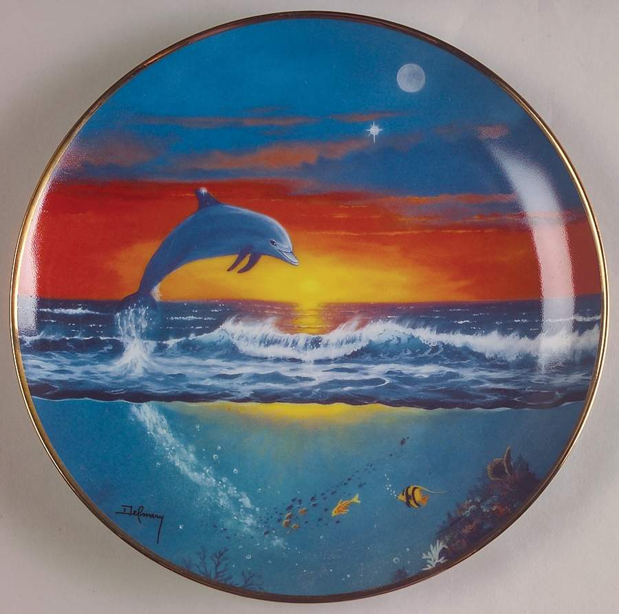Dolphin Series Spring Of The Dolphin - No Box by Franklin Mint-1
