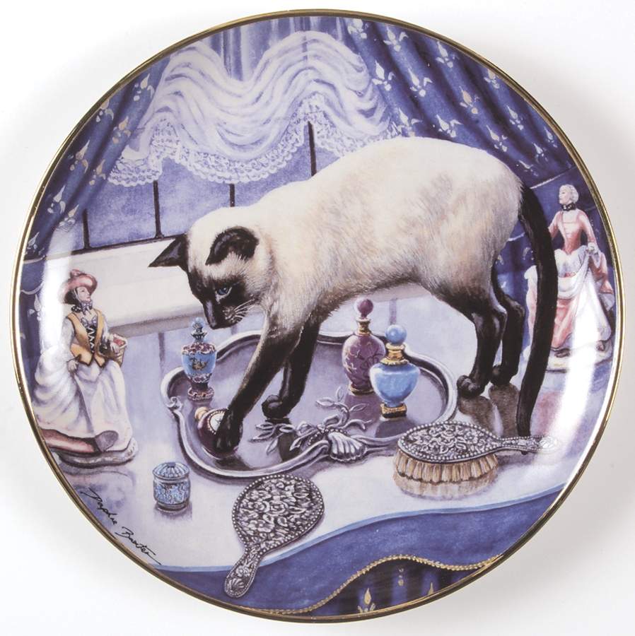 Daphne Baxter Cats Scent Of Mischief - No Box by Franklin Mint-1