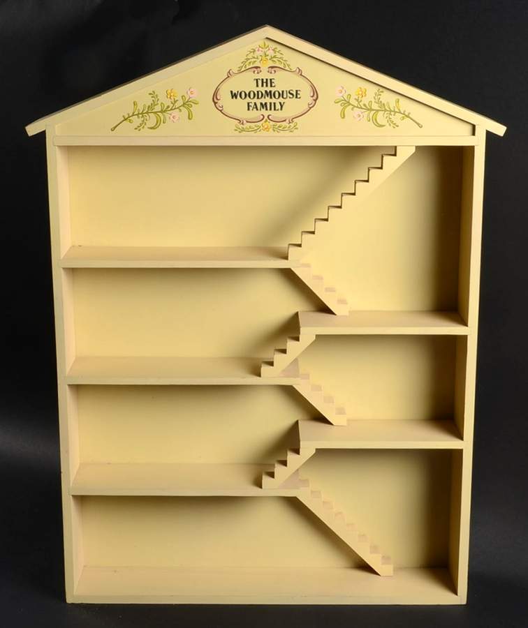 The Woodmouse Family Wood Display Rack - Display Rack Wood by Franklin Mint-1