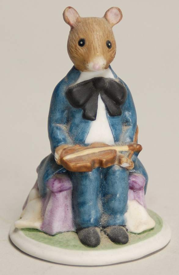 The Woodmouse Family Sebastian - No Box by Franklin Mint-1