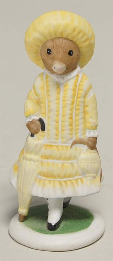 The Woodmouse Family Violet - No Box by Franklin Mint-1