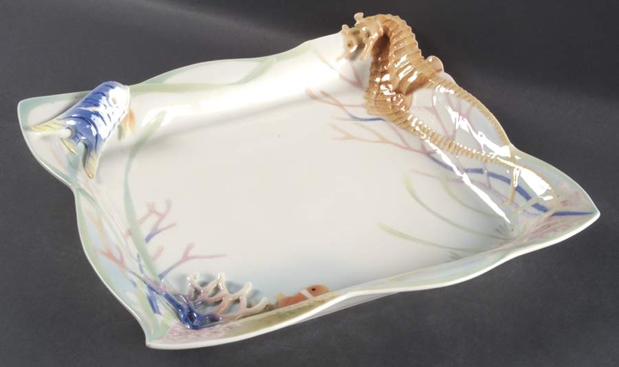 By the Sea Square Platter - No Box by Franz Collection-1