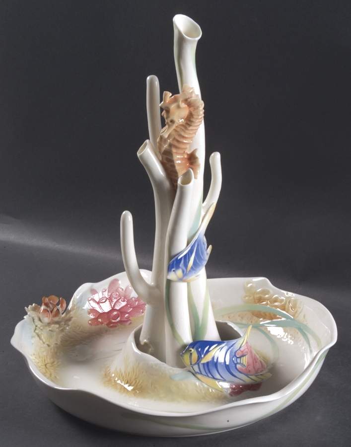 By the Sea Vase & Centerpiece Set - Boxed by Franz Collection-1