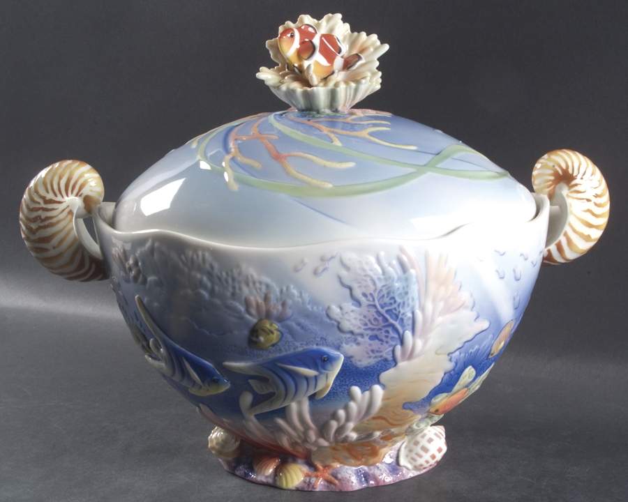 By the Sea Ornamental Container - With Box by Franz Collection-1