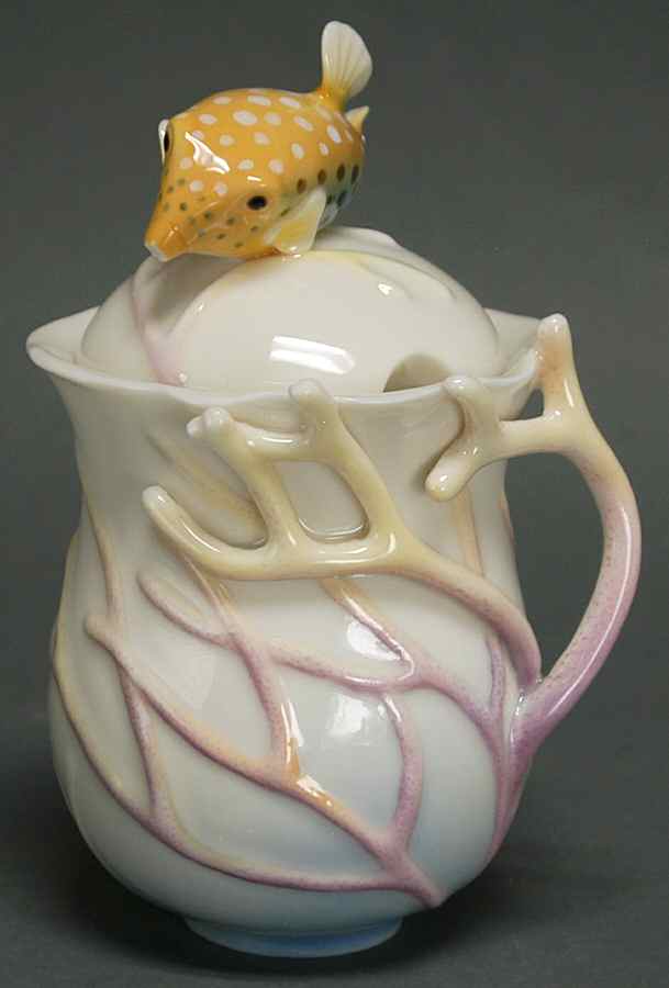 By the Sea Sugar Jar & Lid - Boxed by Franz Collection-1