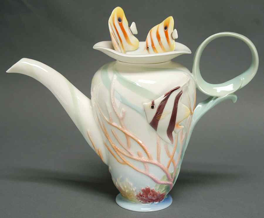 By the Sea Teapot - Boxed by Franz Collection-1
