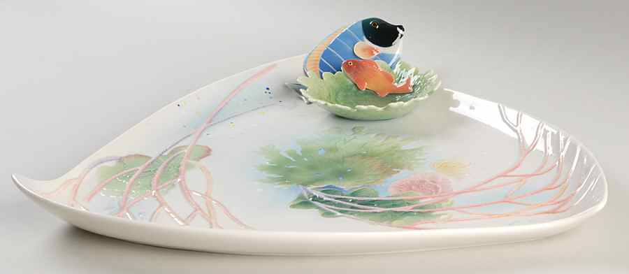 By the Sea Triangular Platter - No Box by Franz Collection-1