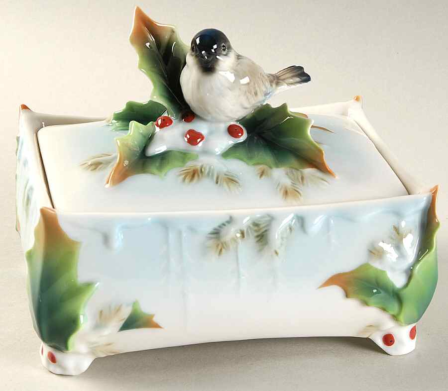 Holiday Beginnings Covered Box - Boxed by Franz Collection-1