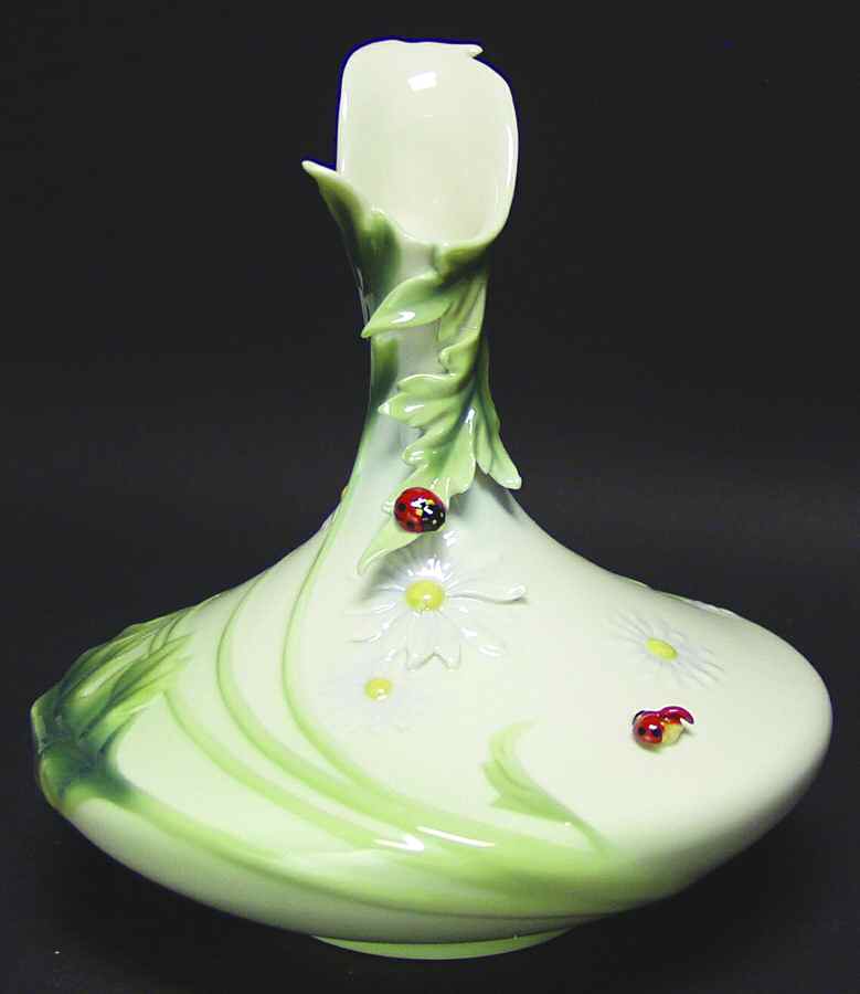 Lady Bug Vase Medium - No Box by Franz Collection-1