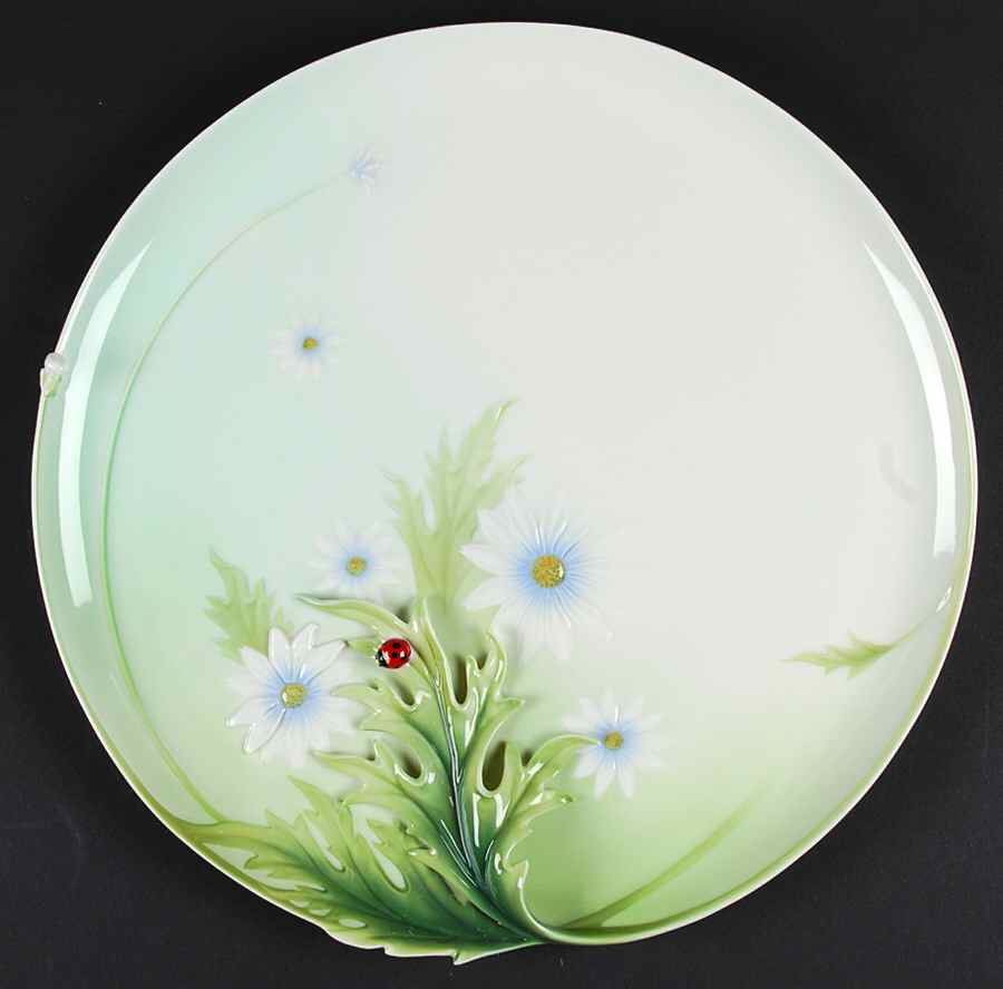 Lady Bug Round Ornamental Platter - Boxed by Franz Collection-1