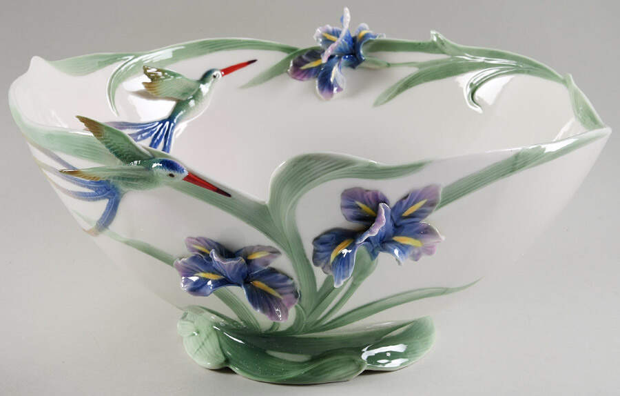Long Tail Hummingbird Table Bowl - With Box by Franz Collection-1
