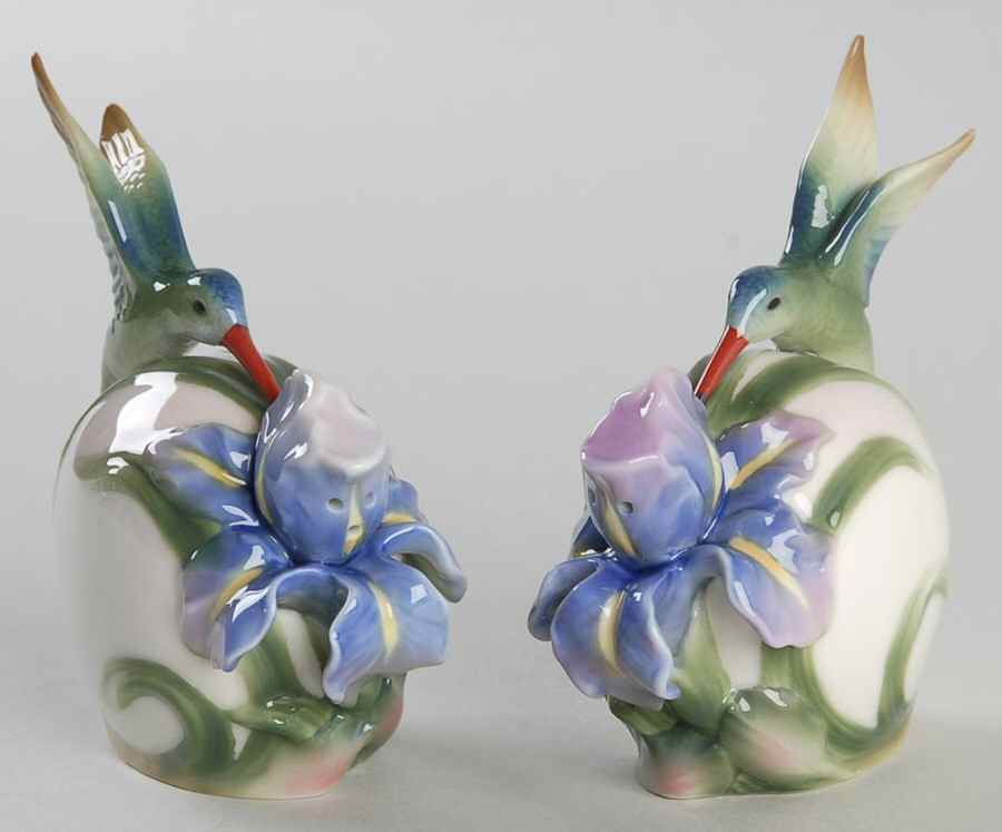Long Tail Hummingbird Salt & Pepper Set - No Box by Franz Collection-1