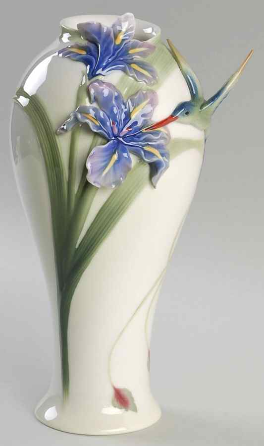 Long Tail Hummingbird Vase - Boxed by Franz Collection-1