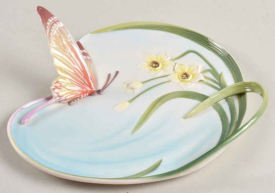 Papillon-Butterfly Collection Plate - Boxed by Franz Collection-1