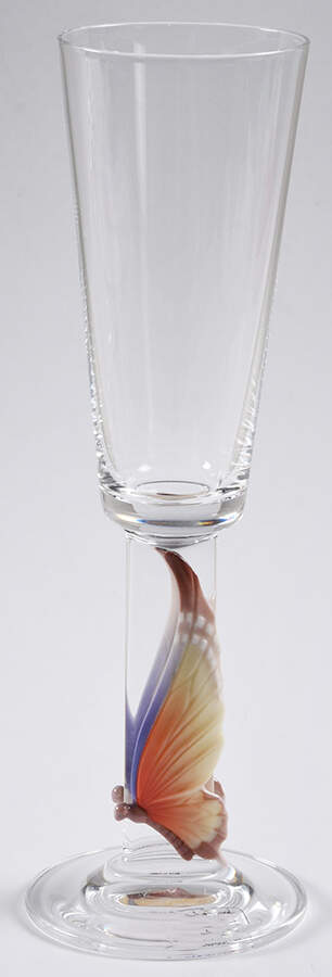 Papillon-Butterfly Collection Champagne Glass - No Box by Franz Collection-1