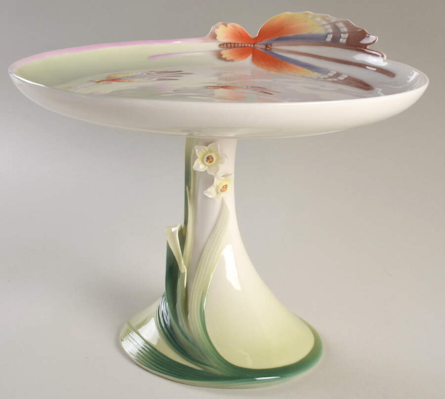 Papillon-Butterfly Collection Cake Plate - No Box by Franz Collection-1