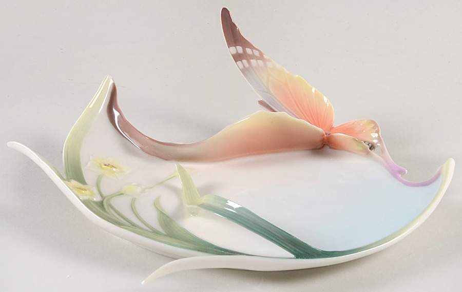 Papillon-Butterfly Collection Pillar Candleholder - Boxed by Franz Collection-1