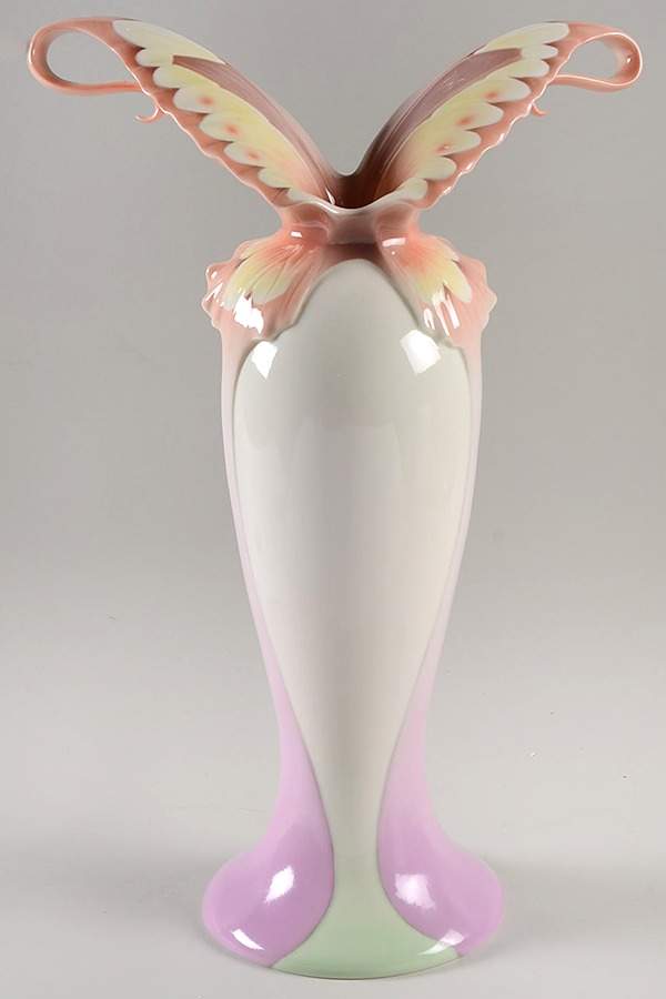 Papillon-Butterfly Collection Vase-Spread Wings - Boxed by Franz Collection-1