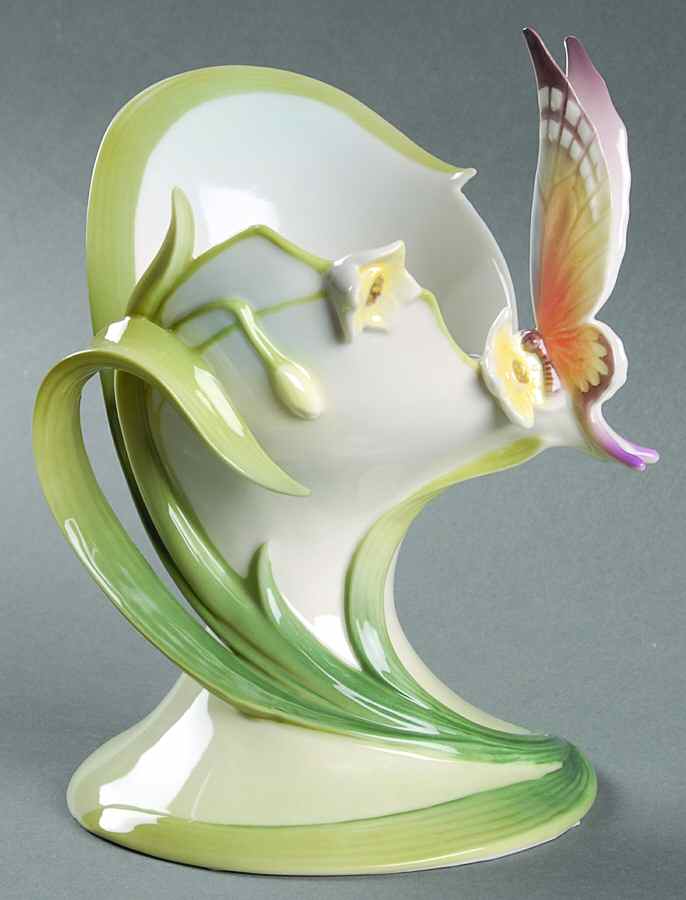 Papillon-Butterfly Collection Tall Pillar Candleholder - No Box by Franz Collection-1