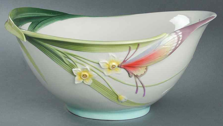 Papillon-Butterfly Collection Salad Bowl - Boxed by Franz Collection-1