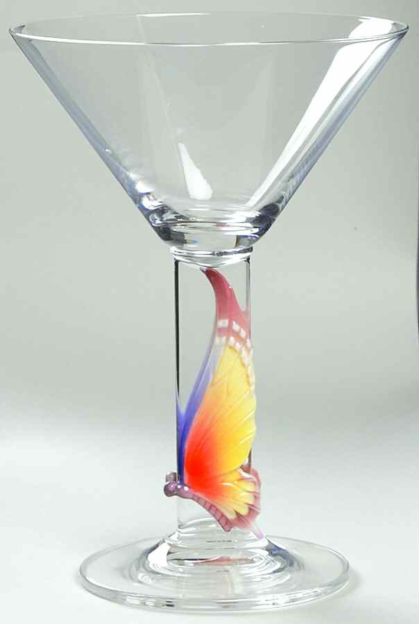 Papillon-Butterfly Collection Martini Glass - Boxed by Franz Collection-1