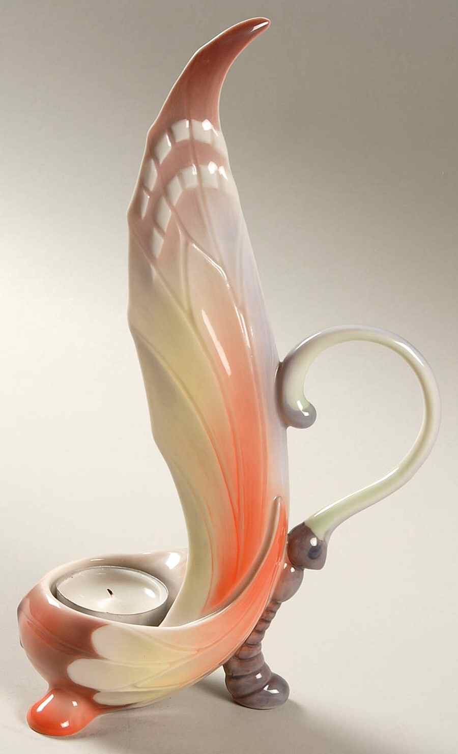Papillon-Butterfly Collection Handled Tea Light Holder - No Box by Franz Collection-1