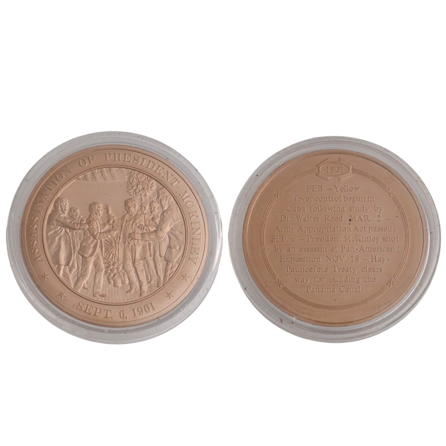History of the United States-Proof Set 1901-Assassination Of President McKinley - No Box by Franklin Mint-1