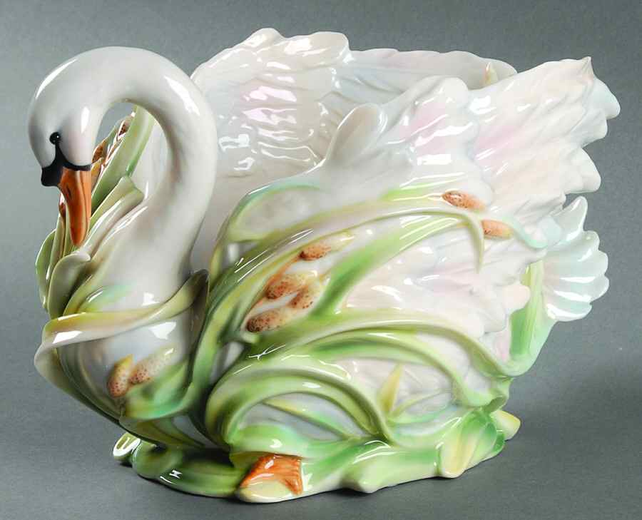 Southern Splendor Swan Candleholder - Boxed by Franz Collection-1