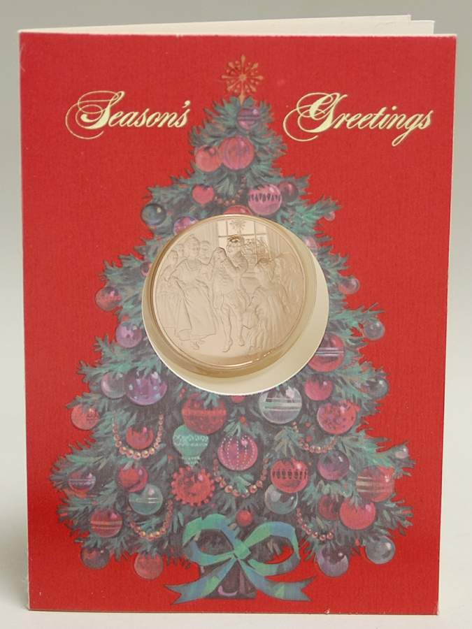 Frankin Mint Proof Medallion Holiday Gala - Boxed by Franklin Mint-1