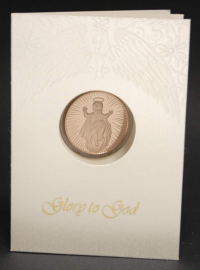 Frankin Mint Proof Medallion Christ Child - Boxed by Franklin Mint-1