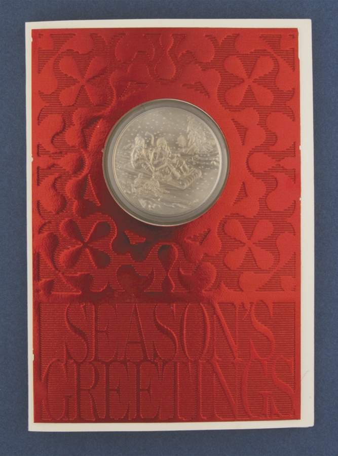 Frankin Mint Proof Medallion Sleigh Ride - No Box by Franklin Mint-1