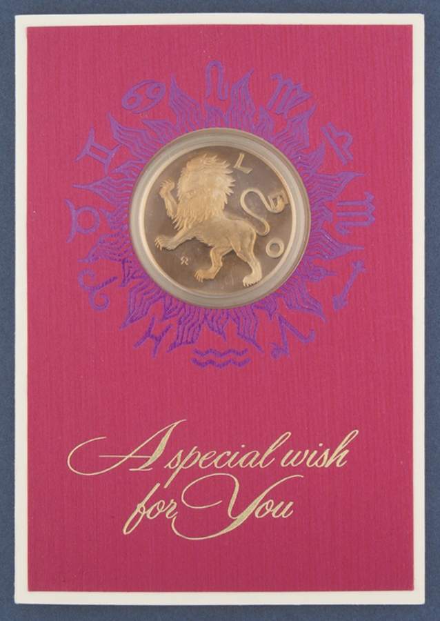 Frankin Mint Proof Medallion Leo-Zodiac - Boxed by Franklin Mint-1