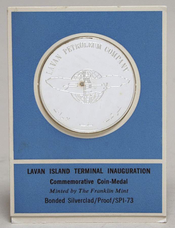 Frankin Mint Proof Medallion Lavan Island Terminal Inauguration - No Box by Franklin Mint-1