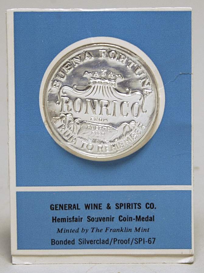 Frankin Mint Proof Medallion General Wine & Spirits Co - No Box by Franklin Mint-1