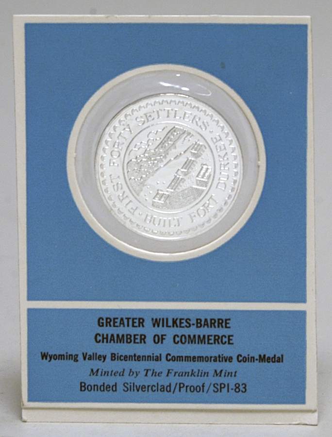 Frankin Mint Proof Medallion Greater Wilkes-Barre - No Box by Franklin Mint-1