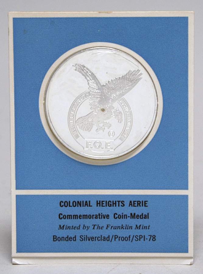 Frankin Mint Proof Medallion Colonial Heights Aerie - No Box by Franklin Mint-1