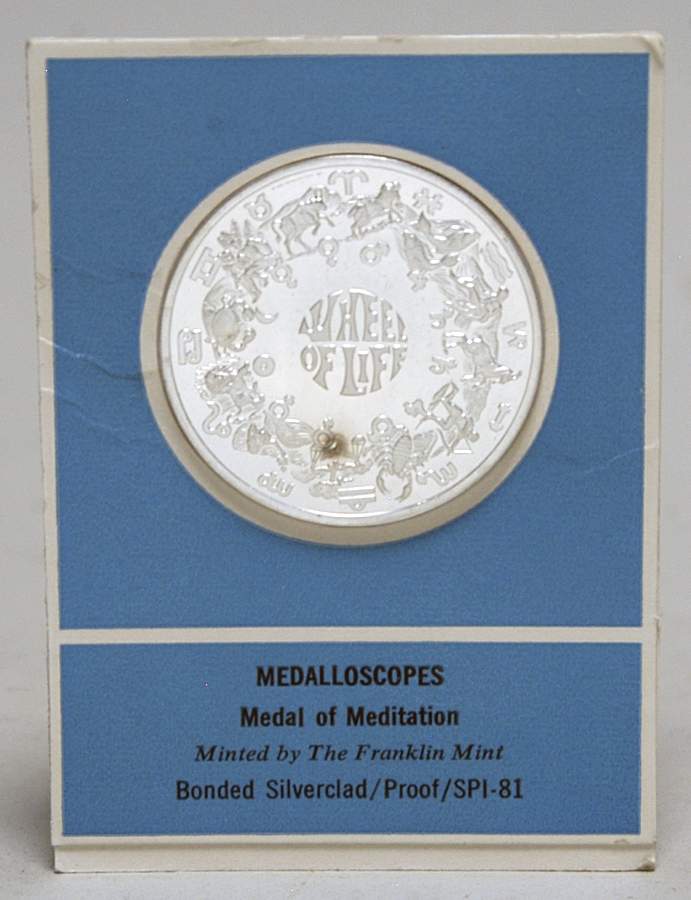 Frankin Mint Proof Medallion Medal Of Meditation - No Box by Franklin Mint-1