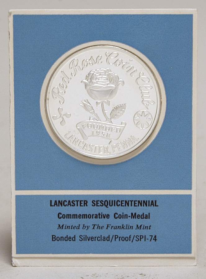 Frankin Mint Proof Medallion Lancaster Sesquicentennial - No Box by Franklin Mint-1