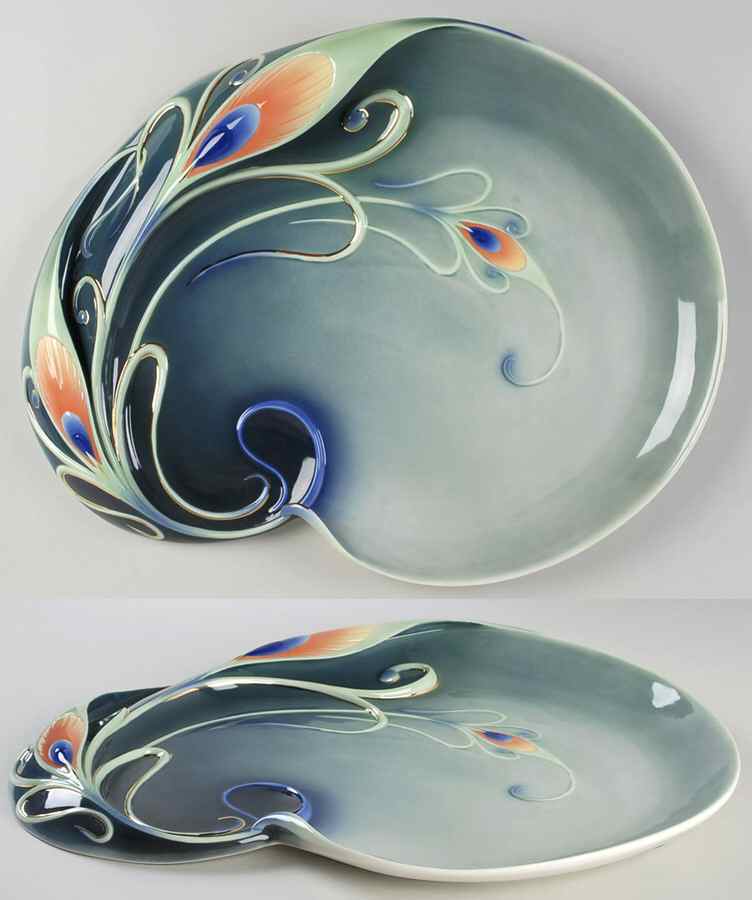 Luminescence Ornamental Platter-Large - Boxed by Franz Collection-1