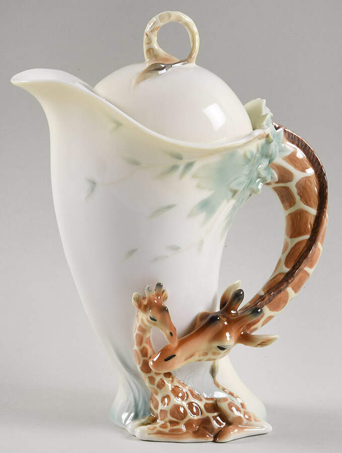 Jungle Beauties-Giraffe Endless Beauty Teapot - Boxed by Franz Collection-1
