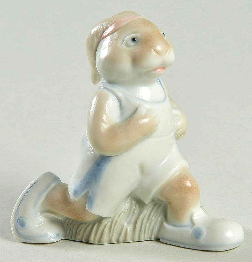 Fitz & Floyd Figurines Rabbit Jogging - No Box by Fitz & Floyd-1