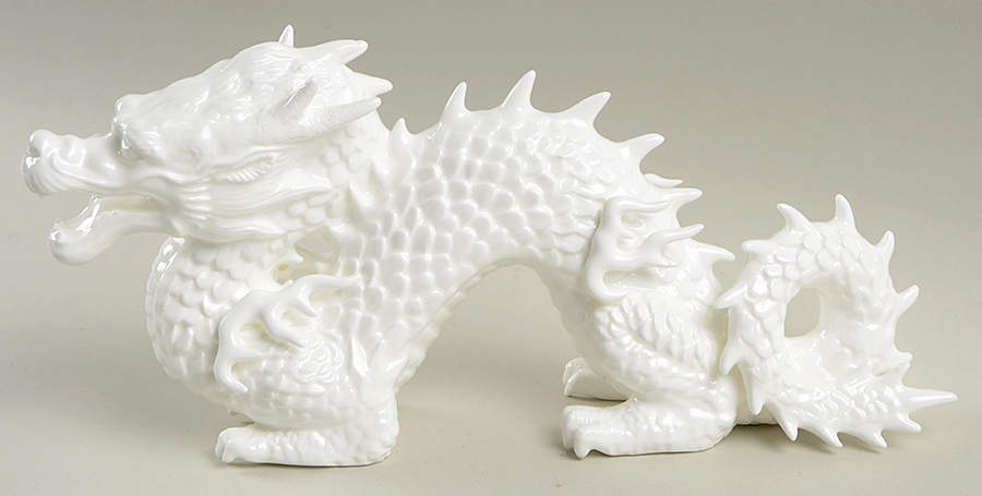 Fitz & Floyd Figurines Dragon-White - Boxed by Fitz & Floyd-1
