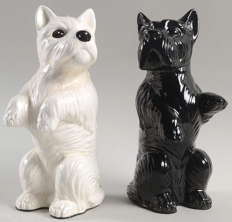 Book Ends Scottie Dogs-Black & White - No Box by Fitz & Floyd-1