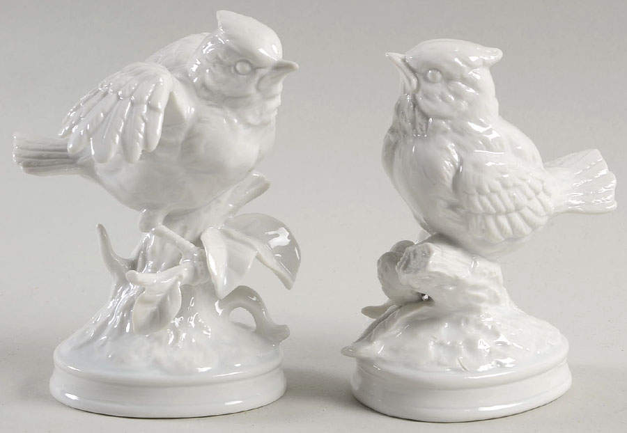 Fitz & Floyd Figurines Baby Cardinals-Left/Right Set - No Box by Fitz & Floyd-1